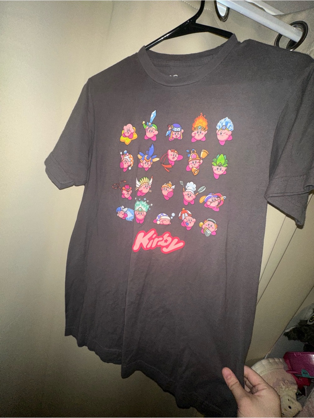 Nintendo Kirby "Many Abilities" t-shirt men’s size large
